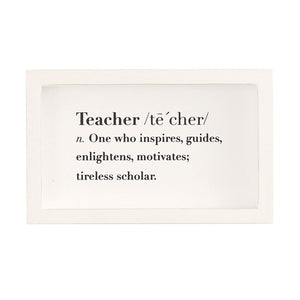 Teacher Plaque