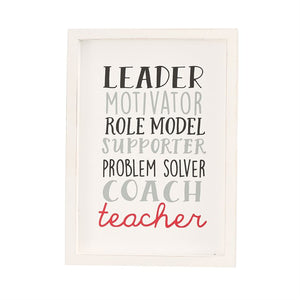 Teacher Plaque