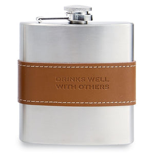 Drinks Well With Others Flask