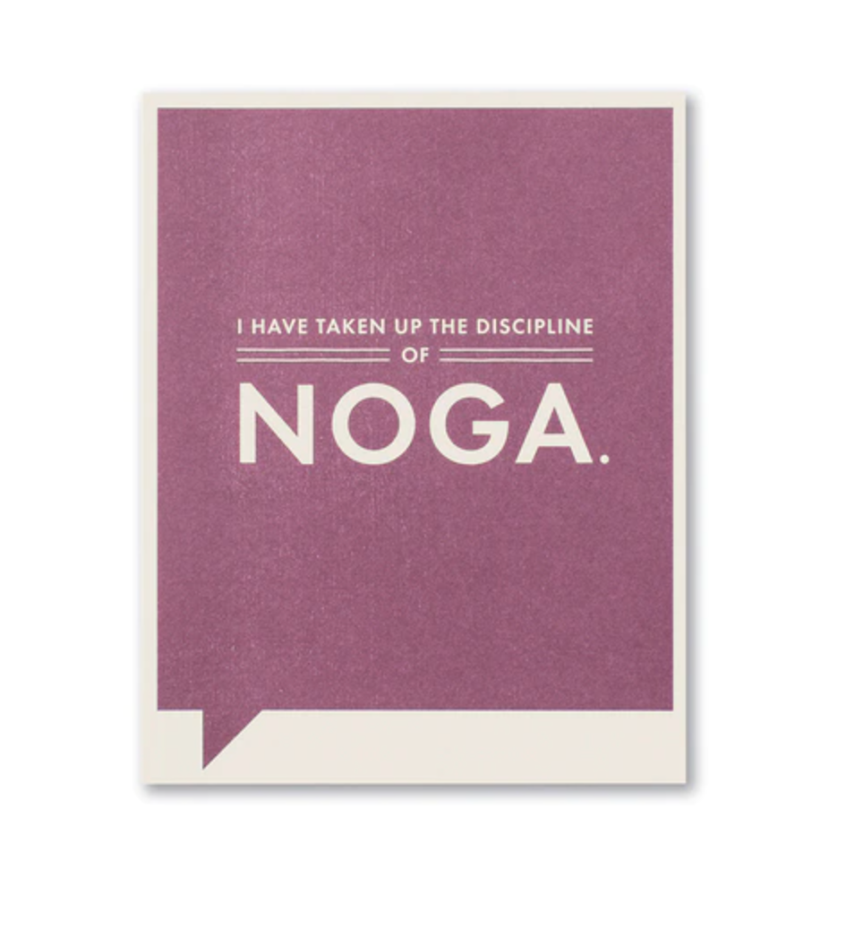 Just For Laughs Card | Noga Anyone?