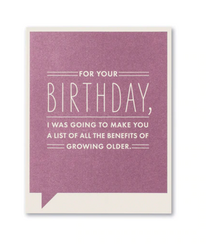Birthday Card | Senior Moment