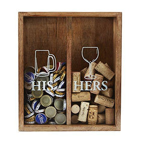 His/hers wine corkbox